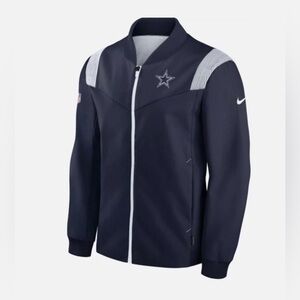 Nike NFL Dallas Cowboys Coaches Sideline Full-Zip Navy Jacket Men's Size XXL 2XL